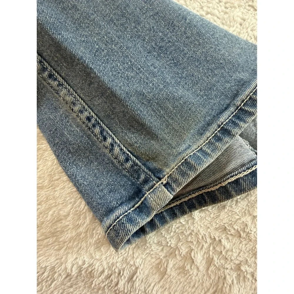Uniqlo Utility Painter Pants Mens Small Blue Denim Carpenter Jeans Hammer Loop